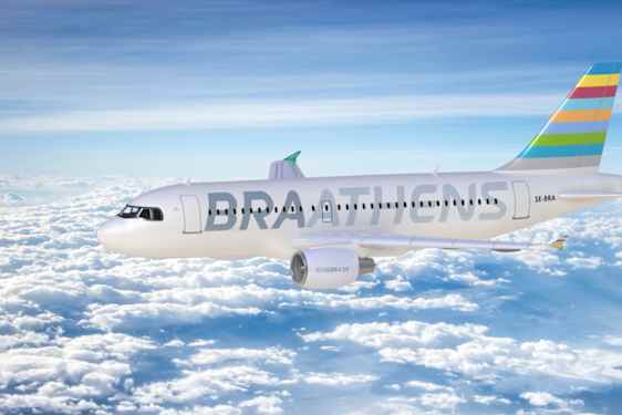 Flygplan från Braathens