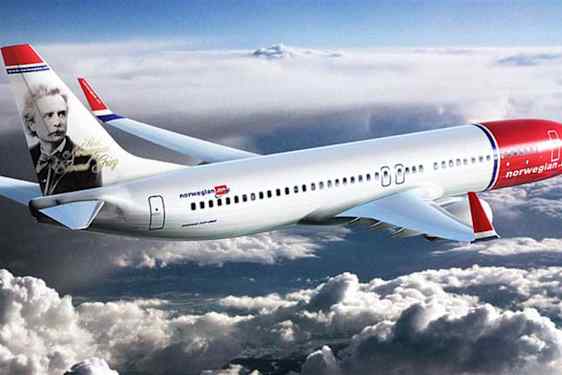 Norwegian flygplan