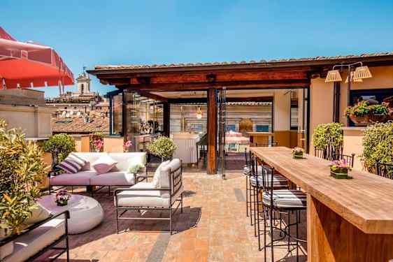 La Terrazza del Cesari i Rom.