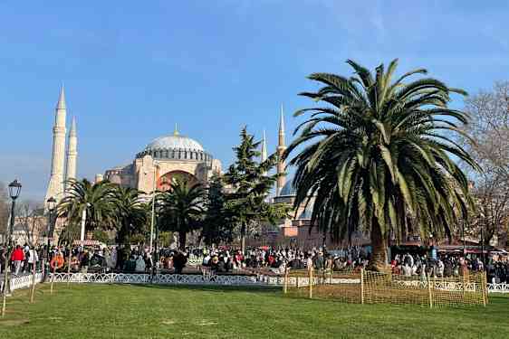 Den Blå Moskén i Istanbul