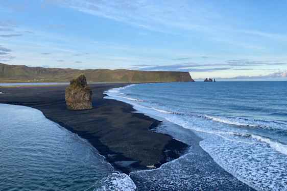 Svart strand på Island
