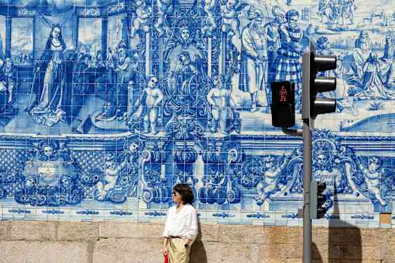 Väggmålning i Porto