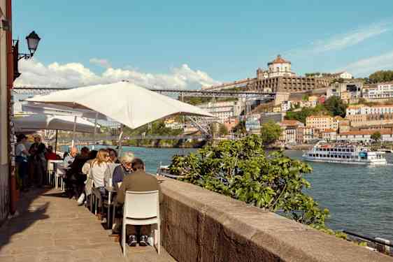 Uteservering i Porto