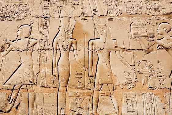 Karnaktemplet i Luxor.