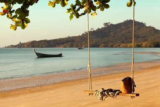 Paradisstrand i Thailand