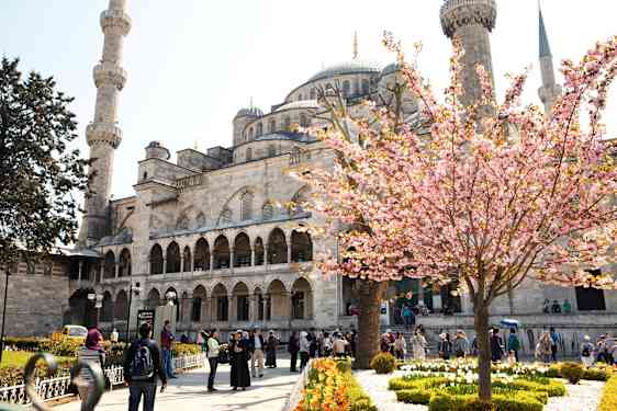Den Blå Moskén i Istanbul