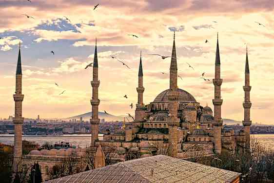 Blå moskén i Istanbul
