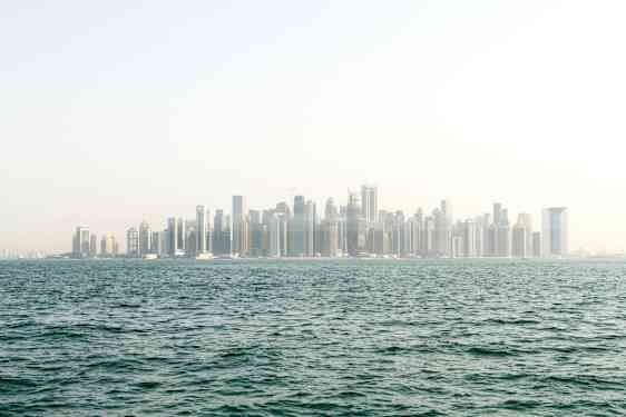 Doha från havet