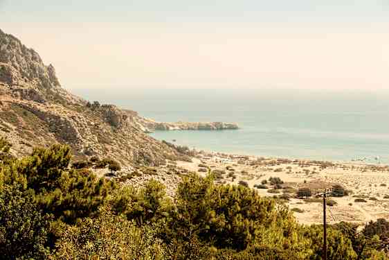 Tsambika Beach, Rhodos