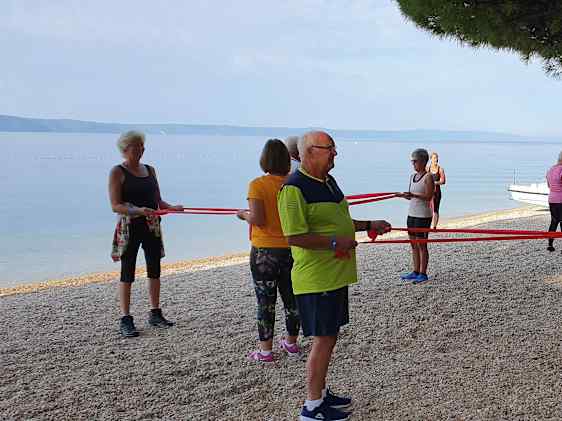 Träning på stranden