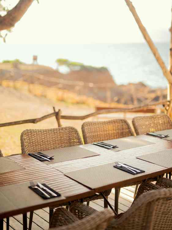 Restaurang vid havet i Alcudia