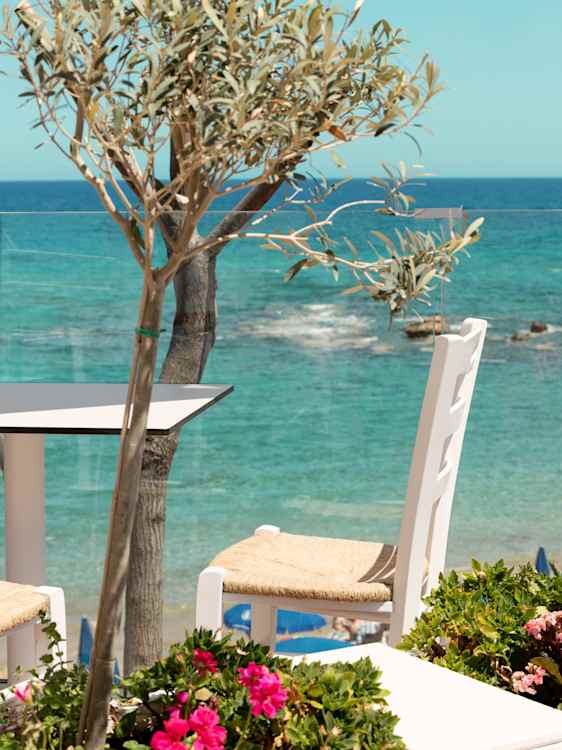 Restaurang vid havet
