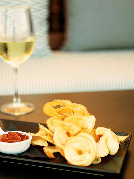 Uppdukade snacks