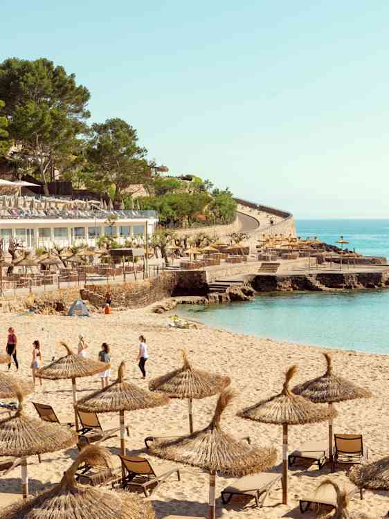 Stranden vid Cala San Vicente