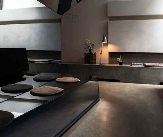 Sittområde i lobbyn