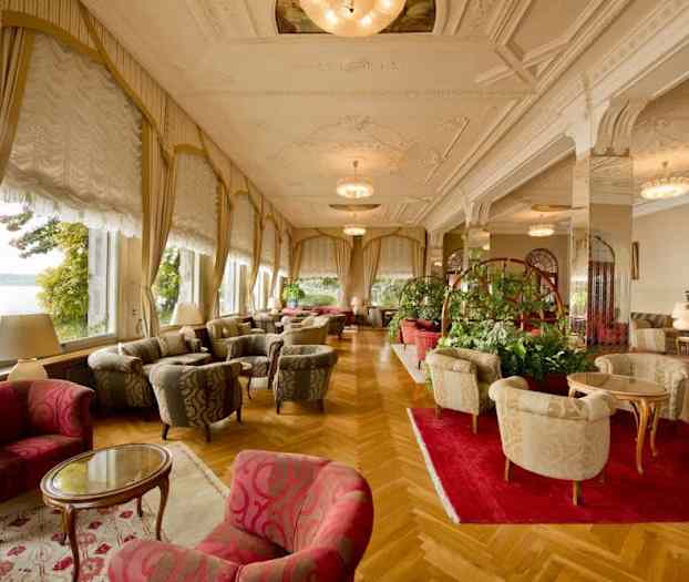 Sittområde i lobbyn