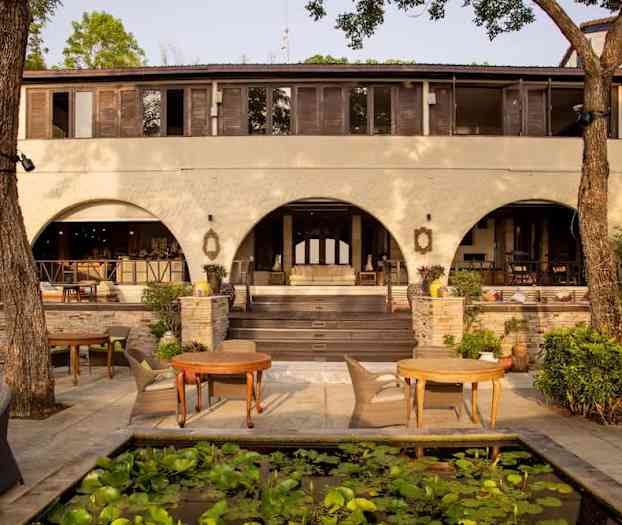 Sittområde i lobbyn