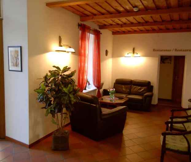 Sittområde i lobbyn