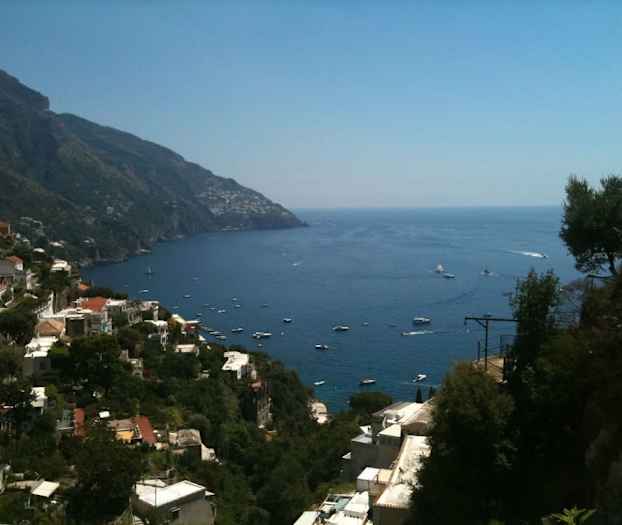 Utsikt mot havet/stranden