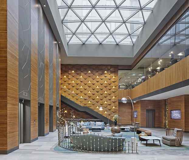 Sittområde i lobbyn