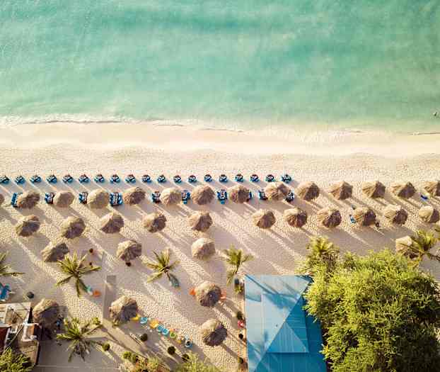 À la carte-restaurangen Passions on the Beach