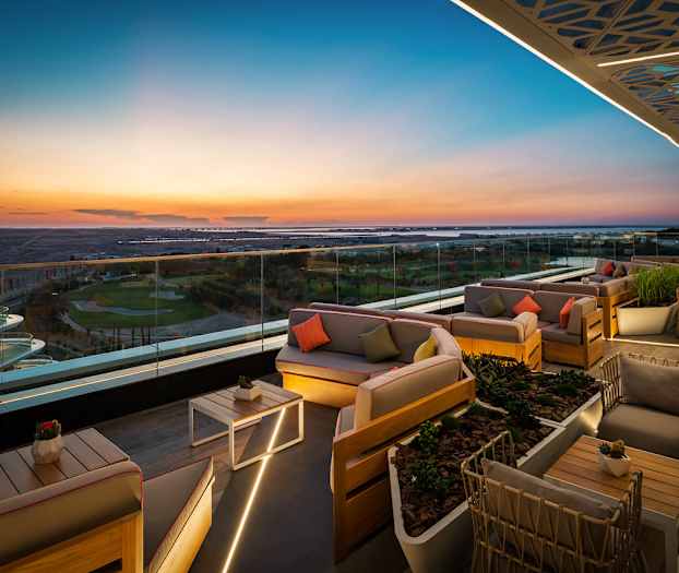 Lounge med takterrass