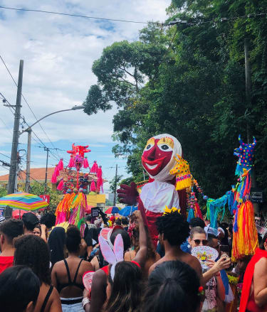 Karnevalståg i Santa Teresa