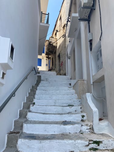 Trång gränd på Skopelos