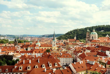 Utsikt över Prag