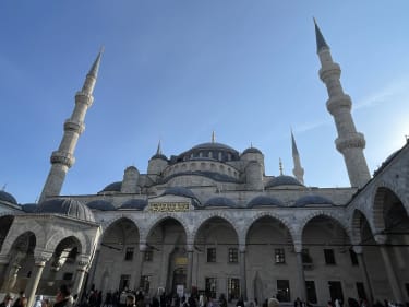 Den ikoniska blå moskén – Sultanahmet Camii
