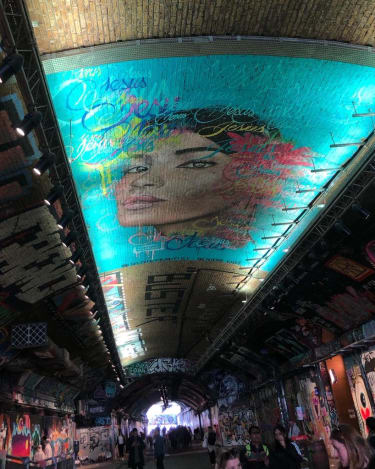 South Bank graffiti-tunnel