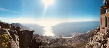 Taffelberget erbjuder en spektakulär utsikt över Kapstaden.