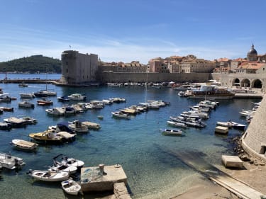 Hamnen i Dubrovniks Gamla stad