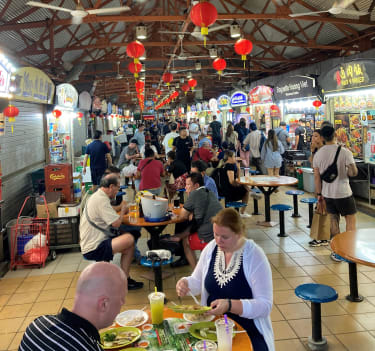 Maxwell Food Center – en av många härliga food courts i Singapore