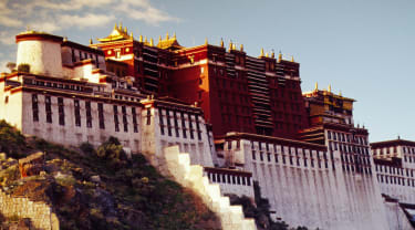 Lhasa Potala i Tibet