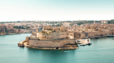 Valletta sett från havet