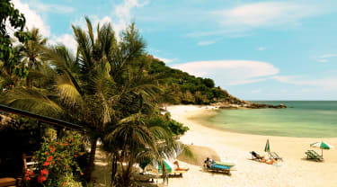 Strand i Thailand