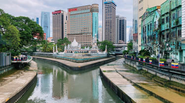 Kuala Lumpur bjuder på en blandning av historiska byggnader och modern design