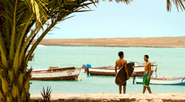 En varmare semester i mars på Kap Verde
