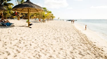 Strand på Mauritius