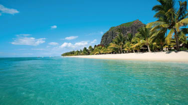 Paradisstrand på Mauritius