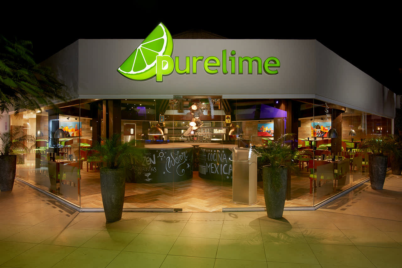 À la carte-restaurang Pure Lime på Divi Aruba All Inclusive