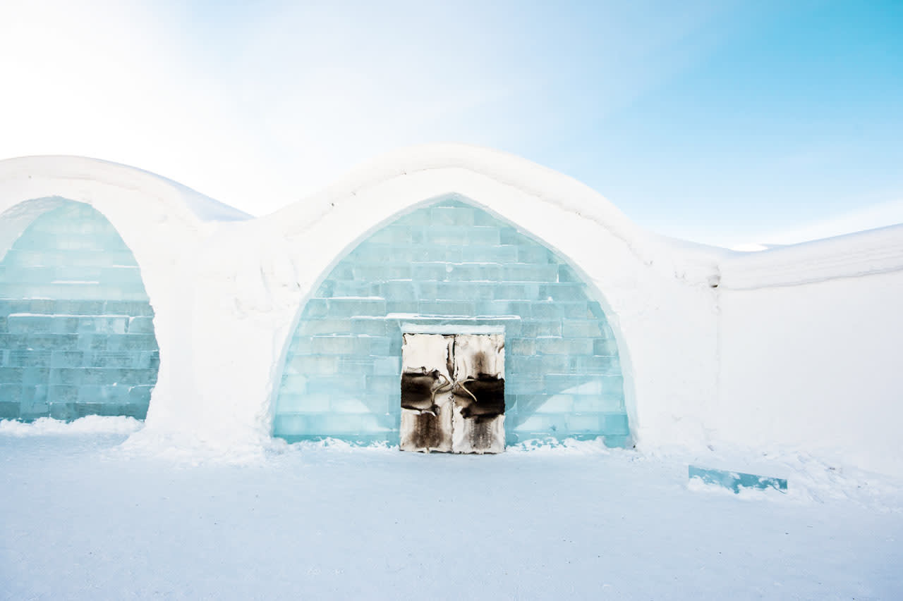 Icehotel Vinter. Foto av Martin Smedsen