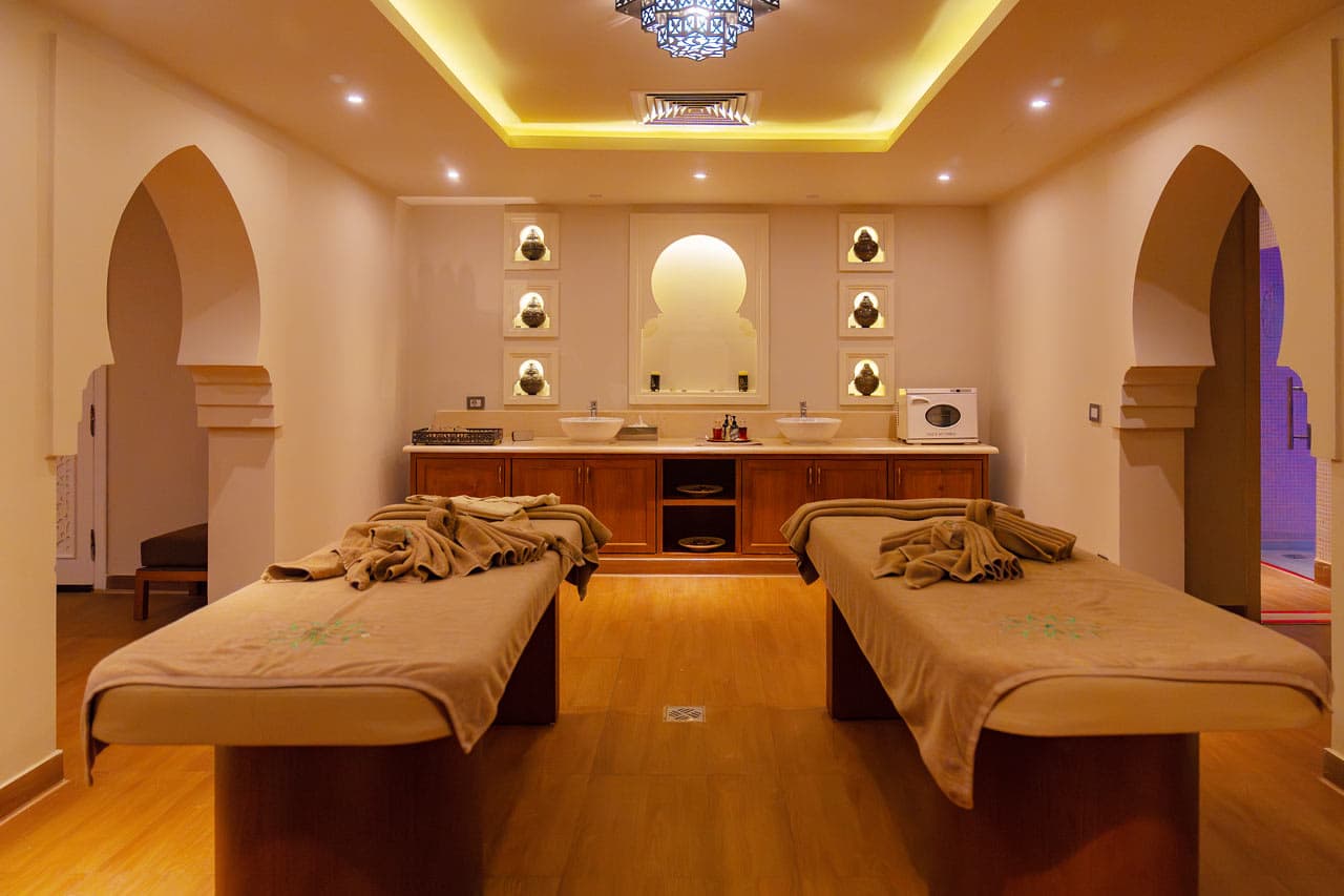 I hotellets spa kan du beställa olika slags massage