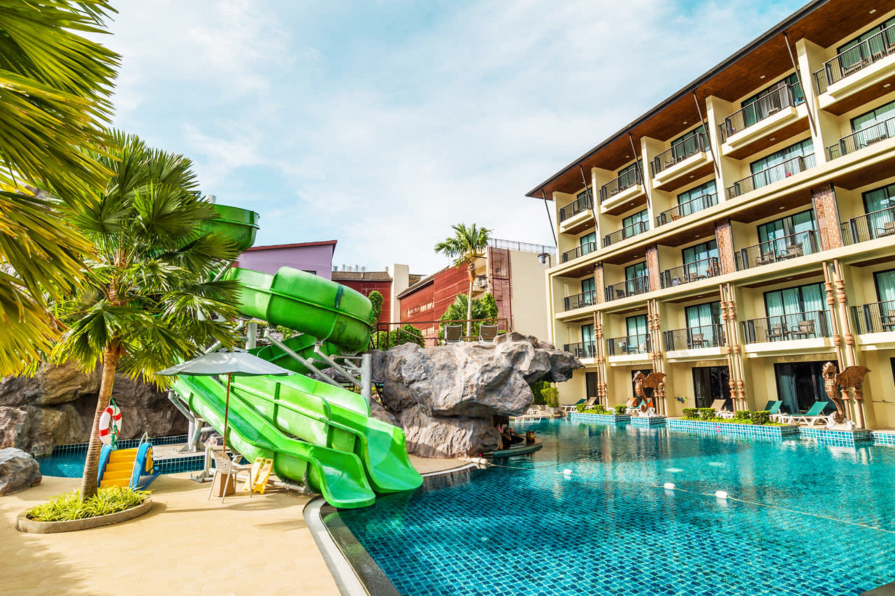 Fantasy pool - den nyare hotelldelen