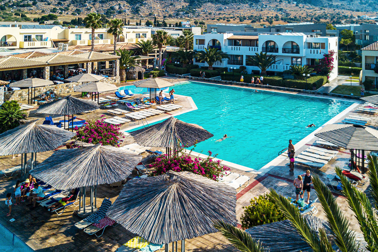 Hotellets största pool