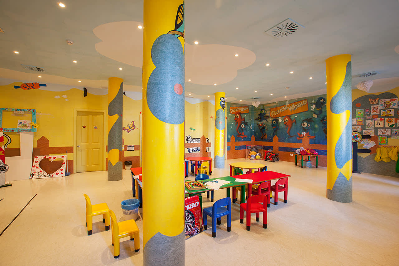 I hotellets barnklubb kan barnen pyssla, träffa nya kompisar och delta i aktiviteter.