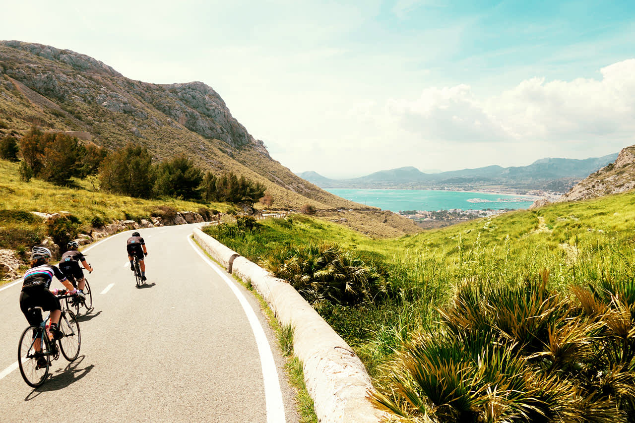 Mallorca är perfekt för såväl erfarna cyklister som nybörjare
