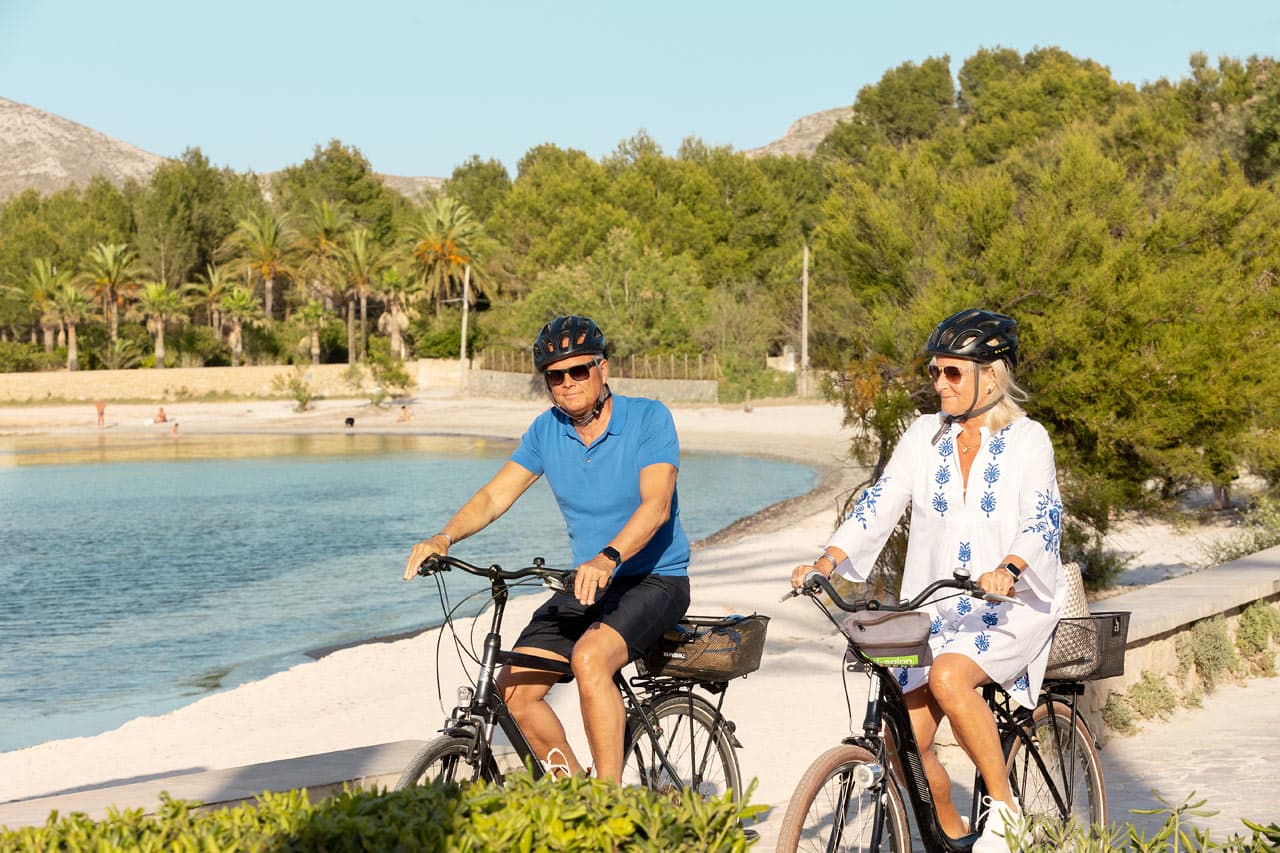 Hoteller erbjuder bra möjligheter att hyra cykel och se dig omkring i de fina omgivningarna.