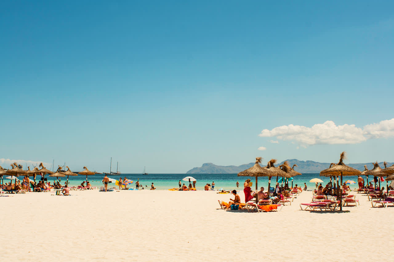 Playa de Alcudia ligger cirka 450 m från hotellet